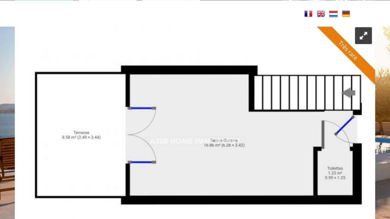 Ferienwohnung Duplex T3 Boulouris Pieds Dans L Eau Saint-Raphaël Exterior foto