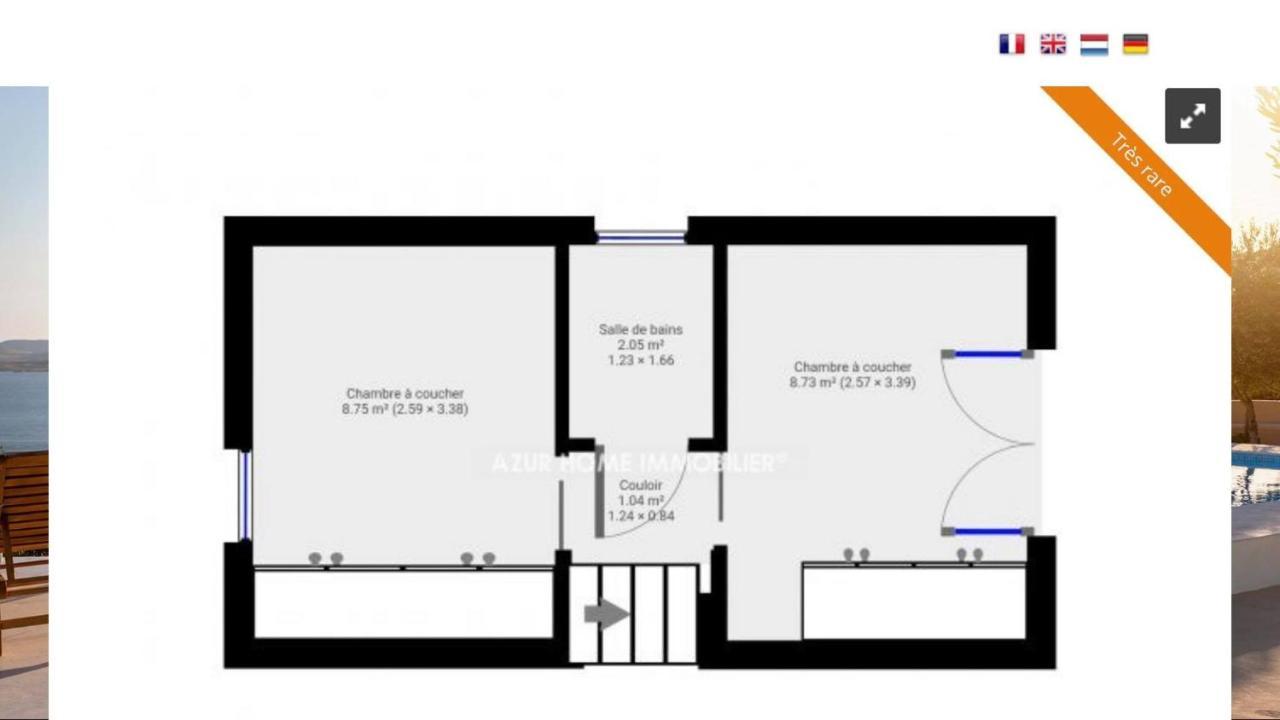 Ferienwohnung Duplex T3 Boulouris Pieds Dans L Eau Saint-Raphaël Exterior foto